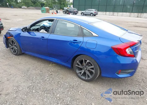 2020 Honda Civic Sport из США, поврежденный, VIN 2HGFC2F86LH547253